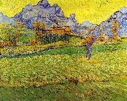 Meadow in the Mountains Le Mas de Saint Paul, Vincent Van Gogh